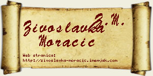 Živoslavka Moračić vizit kartica